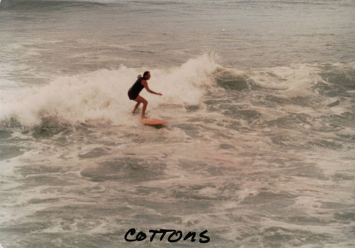Surfing at Cottons Point