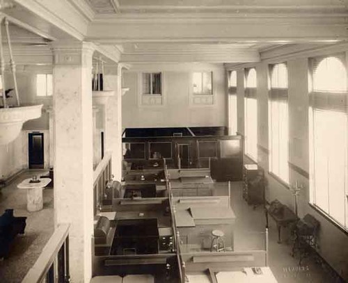 Security First National Bank interior