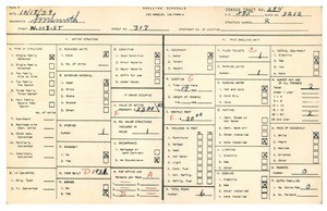 WPA household census for 317 WEST 118TH STREET, Los Angeles County