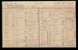 WPA household census for 912 W VERNON, Los Angeles County