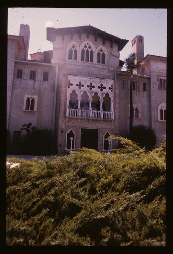 San Simeon, Casa Grande, exterior, back facade