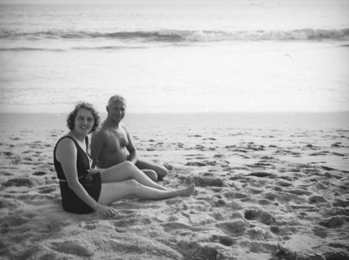 Herman and Ethel at the beach