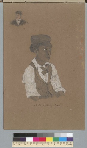 [Portrait of young mulatto aboard "Henry Shelton" ship]