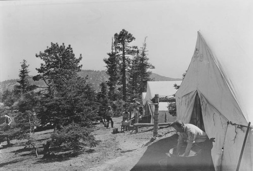 Campsite at Big Pines