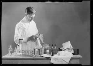 Chemical analysis of laundry, Southern California, 1931