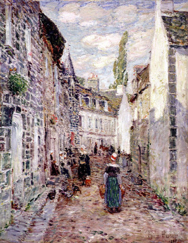 Street in Pont-Aven, Brittany