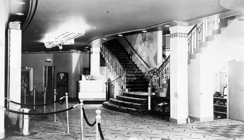 [Foyer of the Uptown Theater]