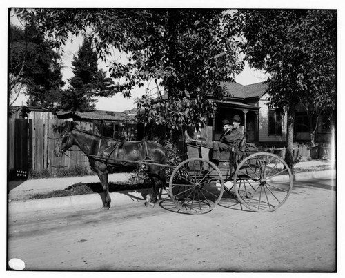 Last horse and buggy by Edison's Meter Department