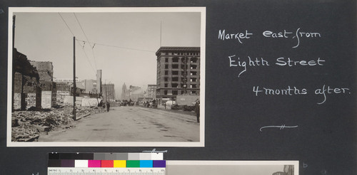 Market east from Eighth Street 4 months after