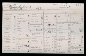 WPA household census for 439 W 83RD ST, Los Angeles County