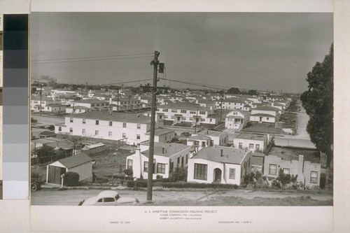 United States Maritime Commission Housing Project, Richmond, March 1943