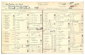 WPA household census for 445 WEST 117TH STREET, Los Angeles County