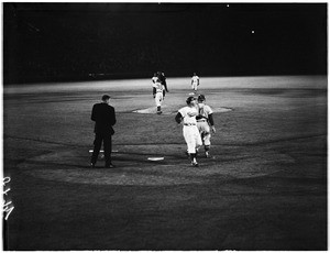Baseball Los Angeles Dodgers versus Philadelphia, 1961