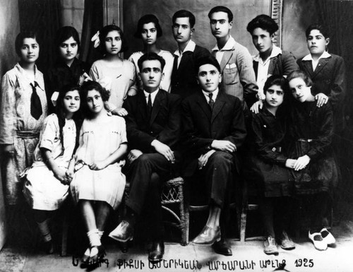 Class photo at Armenian school