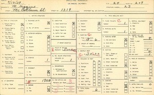 WPA household census for 1319 MC COLLUM ST, Los Angeles