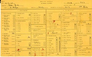 WPA household census for 427 S HOPE, Los Angeles