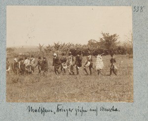 Machame warriors going to Arusha, Arusha, Tanzania
