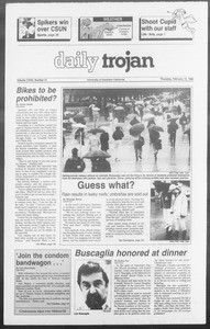 Daily Trojan, Vol. 117, No. 21, February 13, 1992