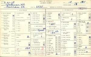 WPA household census for 1535 CURRAN STREET, Los Angeles