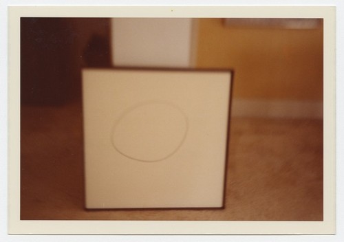 Untitled photograph (untitled drawing, crayon on paper, Willard Gallery)