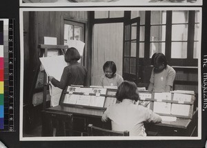 Students of Girls' School, Hanyang, China, ca.1937