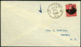 Envelope from Lloyd's letter to Perkins, 1896 September 30