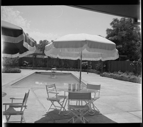 Douglas Baylis gardens for Joseph E. Howland: Roth residence. Swimming pool