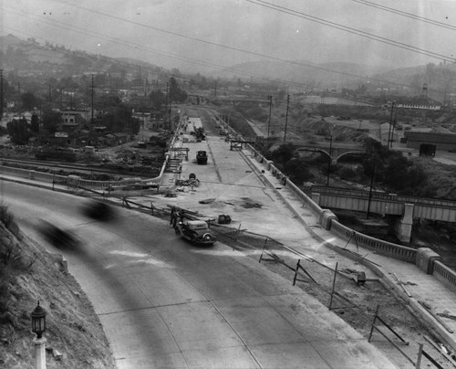 Construction of Arroyo Seco speedway