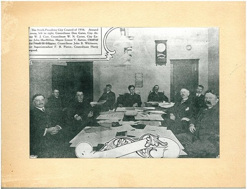 South Pasadena City Council of 1916