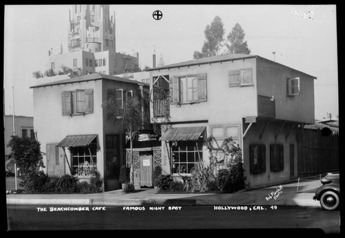 The Beachcomber Cafe, famous night spot, Hollywood, Cal