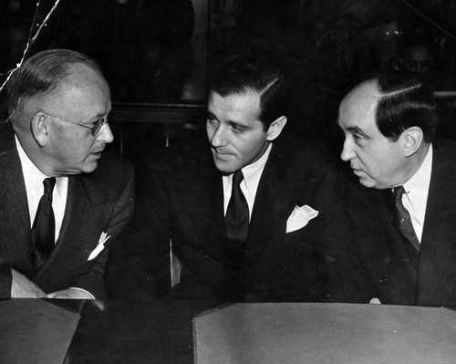 Bugsy Siegel with attorneys