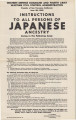 State of California, [Instructions to all persons of Japanese ancestry living in the following area:] Modoc, Lassen and Plumas counties, and east Butte, Tehama, Shasta, and Siskiyou counties