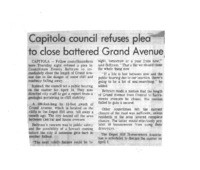 Capitola council refuses plea to close battered Grand Avenue
