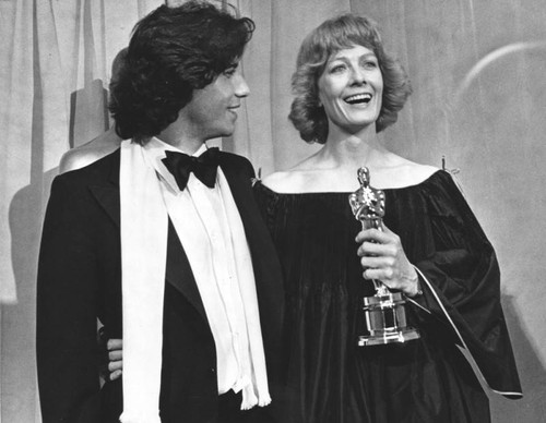John Travolta and Vanessa Redgrave at Academy Awards