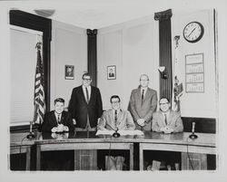 Members of Santa Rosa Board of Public Utilities, Santa Rosa, California, 1962