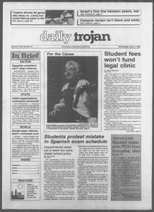 Daily Trojan, Vol. 108, No. 51, April 05, 1989