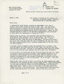 Letter from Reverend Monsignor Wm. Ralph Harvey, Pastor Emeritus, to Lillian Baker, March 1, 1985