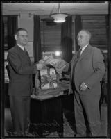 Supervisors Gordon L. McDonough and Herb Prince, Los Angeles, 1935