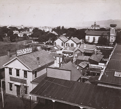 1422. General View of Oakland, from Wilcox Block, looking North, Alameda County