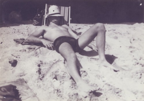 E. J. Oshier at Cowell Beach