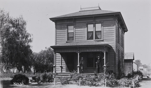 B.F. Conaway photograph of Methodist Episcopal Church parsonage