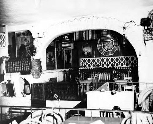 The interior of La Golondrina Cafe on Olvera Street