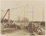Commencement of the front of the building. September, 1852