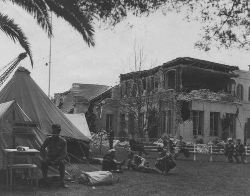 Compton City Hall, 1933 earthquake