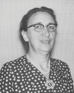 Nurse, Elisabeth Krohn (Lis Krohn), born 1906. Sent by Danish Santal Mission to North India, 19