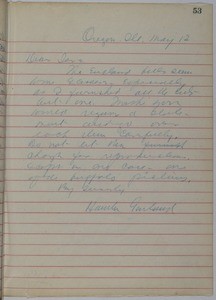 Hamlin Garland, letter, 1902-05-12, to "sir"