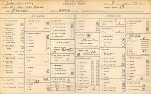 WPA household census for 2502 FLOWER, Los Angeles County