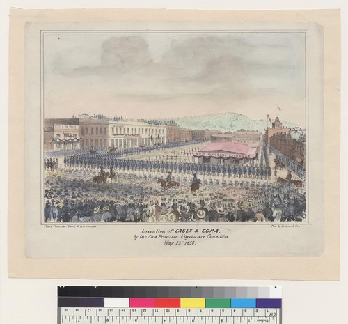 Executions of Casey & Cora, by the San Francisco Vigilance Committee May 22nd, 1856 [California]