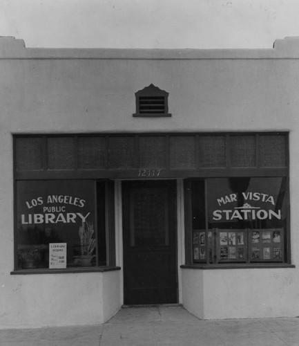 Mar Vista Station, Los Angeles Public Library