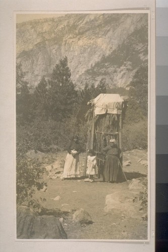 Acorn caches; Yosemite Valley; 8 prints